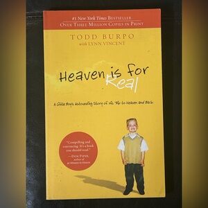 🔴2/$10 Book - Heaven is for Real by Todd Burpo / Lynn Vincent Christian Faith
